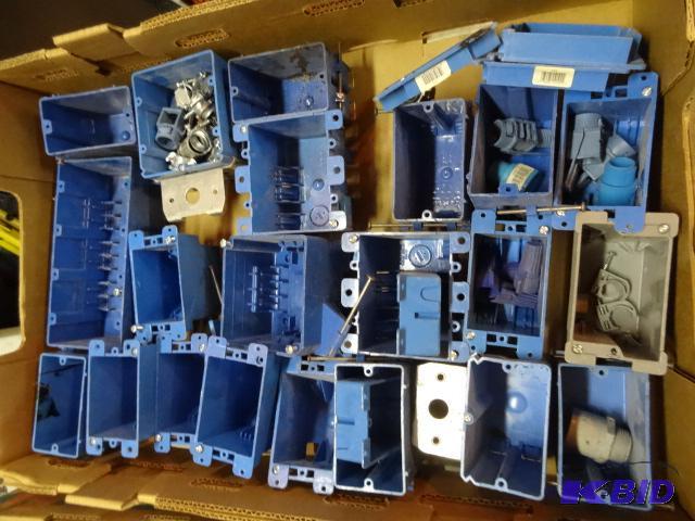 lot 143 image: Misc electrical boxes...
