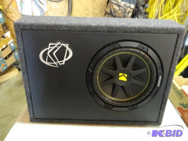 lot 151 image: Mega sound speaker. Kicker 10TC104. 4 Ohm. Wo...