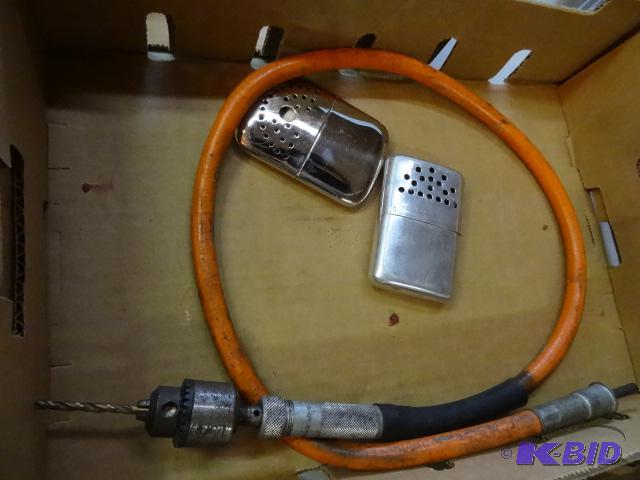 lot 214 image: Rotary flex tool. 2 pocket heaters...
