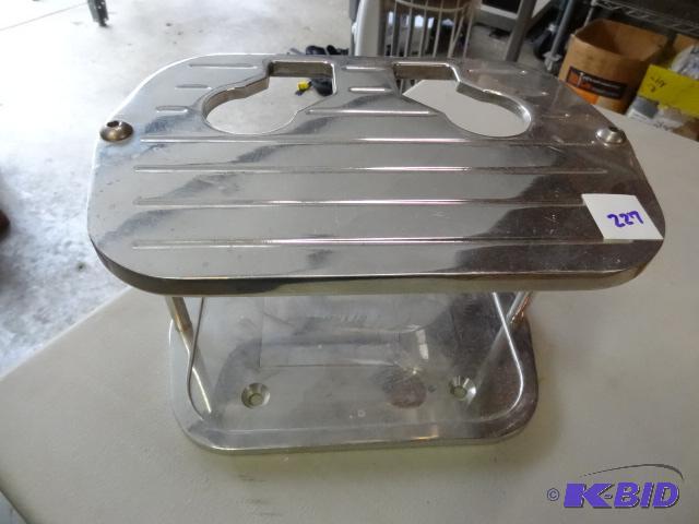 lot 227 image: Aluminum specialty stand...