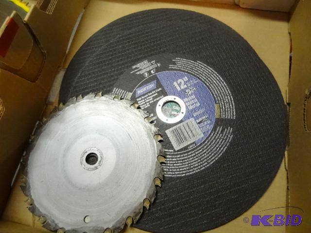 lot 242 image: 12" metal cut off blade. New. 12" c...
