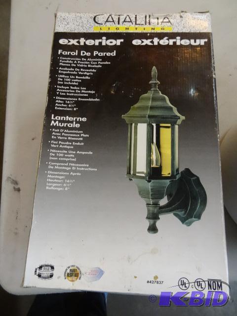 lot 249 image: Catalina exterior light. New in box...