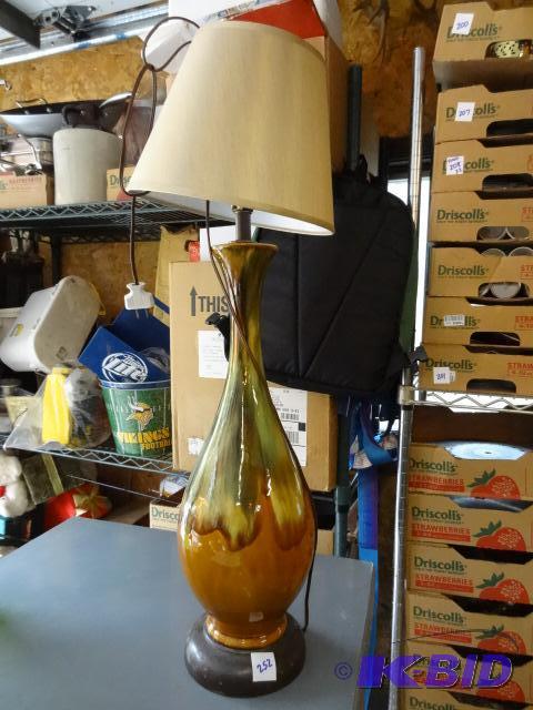 lot 252 image: Table lamp...