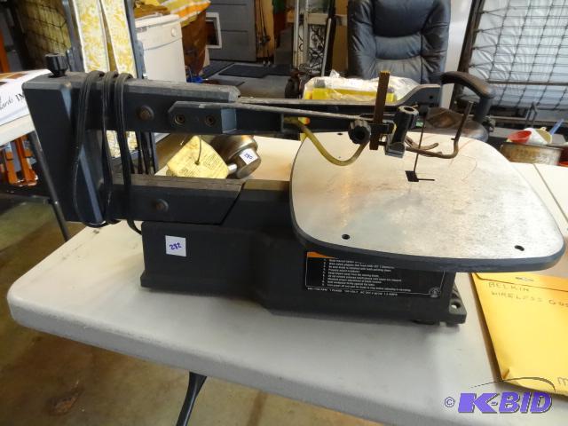 lot 282 image: Craftsman 16" variable speed scroll saw....