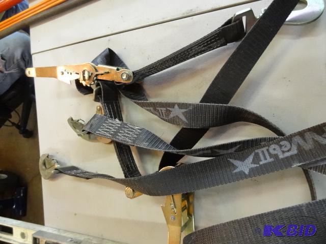 lot 288 image: S line Super V Ratchet straps. 8. Heavy duty...