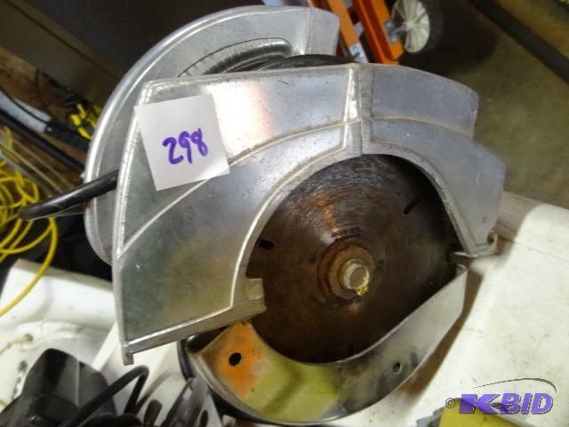 lot 298 image: 5" circular saw...