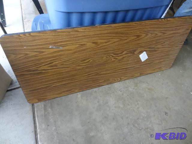 lot 328 image: 60 x 24 folding table...