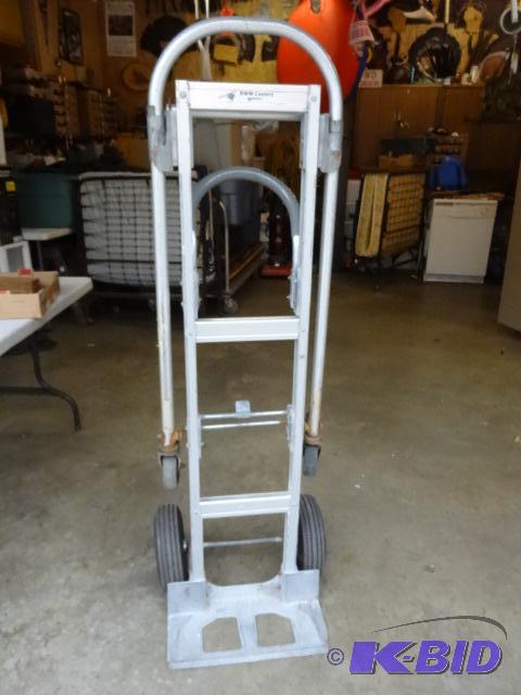 lot 358 image: RWM casters convertible 2 wheeler. Aluminum a...