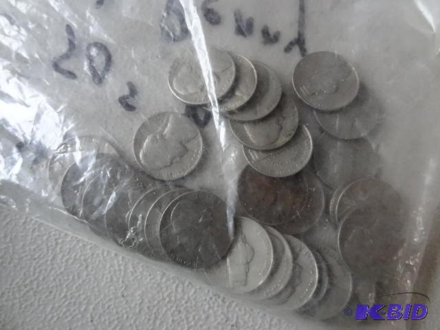 lot 383 image: 28 nickels...