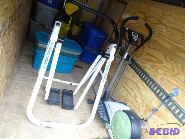 lot 431 image: Keys fitness glide II machine. Weslo momentum...