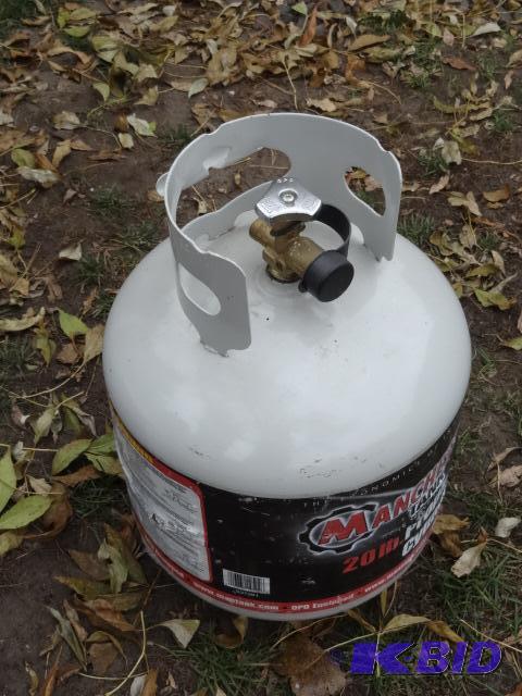 lot 66 image: New style 20 lb propane tank...