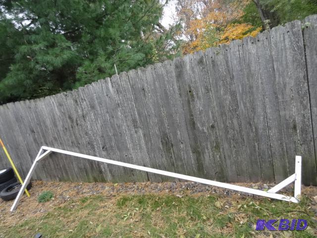 lot 71 image: Aluminum pole that hooks to a receiver on a 4...