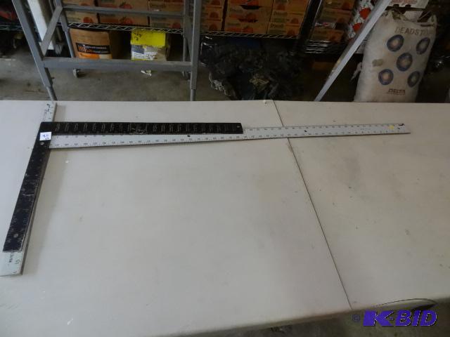 lot 80 image: Sheet rock square and framing square...