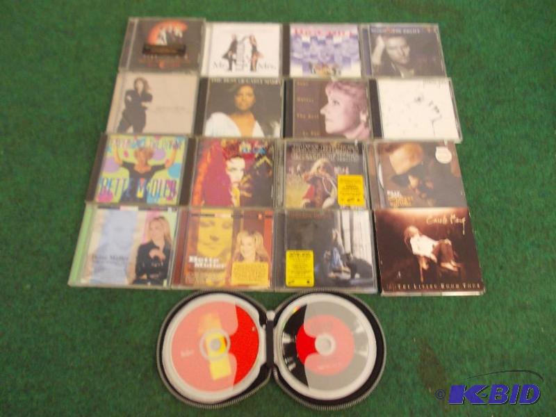 lot 29 image: 28 Assorted CDs (Carole King, Bette Midler, B...
