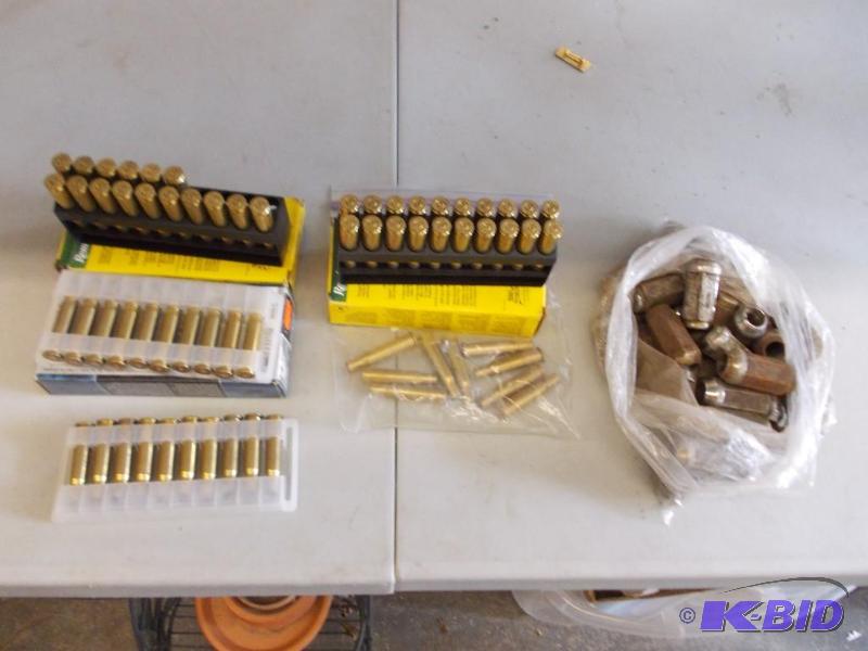 lot 38 image: 300 and 30-30 Brass for Reloading and Ford Lu...