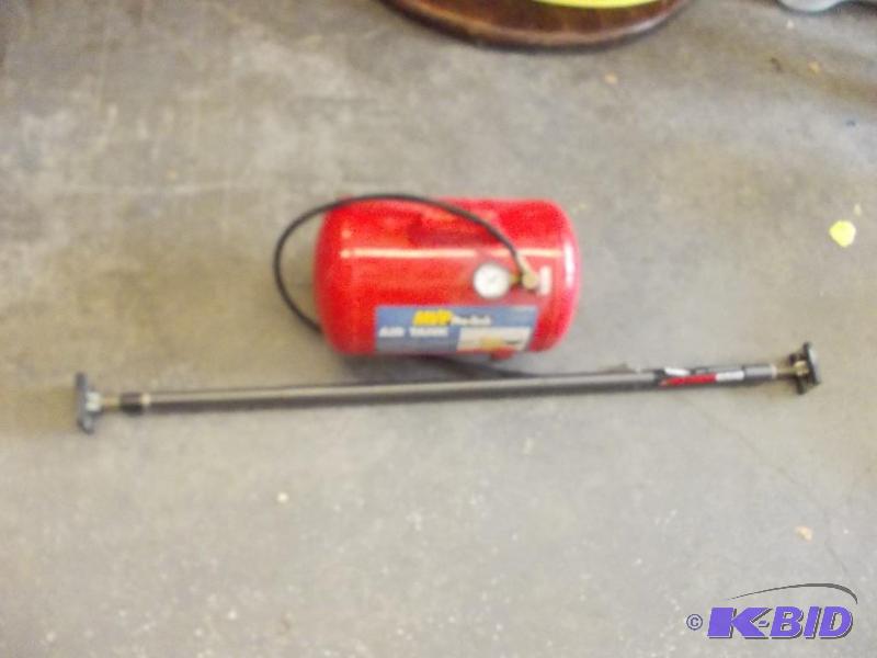lot 70 image: Portable Air Tank and Cargo Bar...