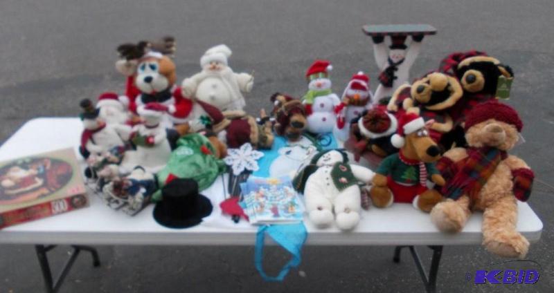 lot 3 image: Lot Of Stuffed Christmas Animals, New with Ta...