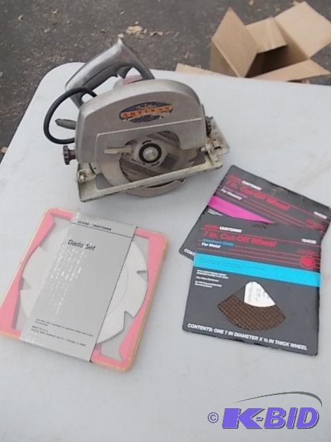 lot 37 image: Gambler Circular Saw, Set Of Dado Blades 8&qu...