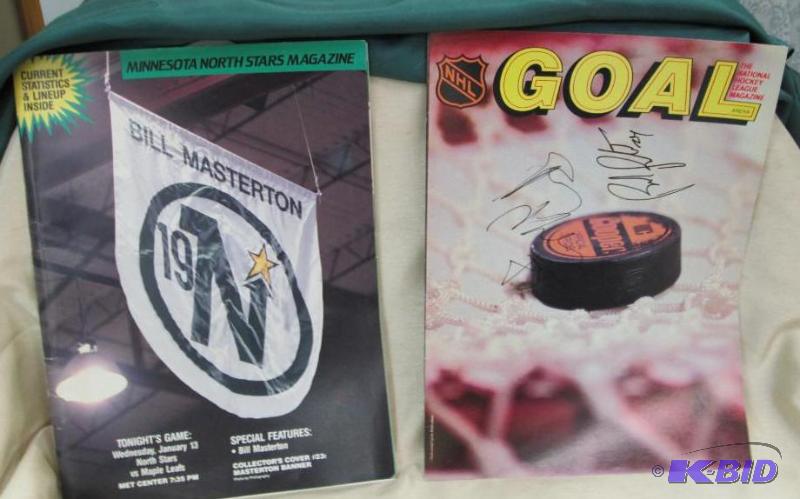 lot 107 image: Minnesota North Stars Magazine, Collectors c...