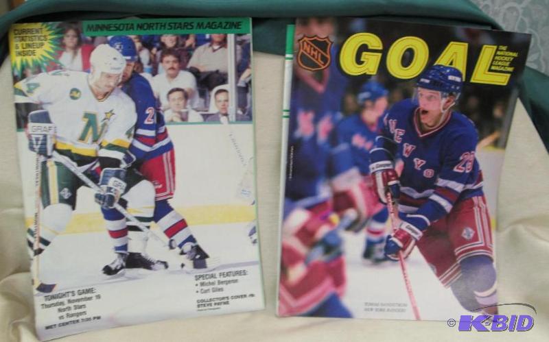 lot 108 image: Minnesota North Stars Magazine Collectors co...