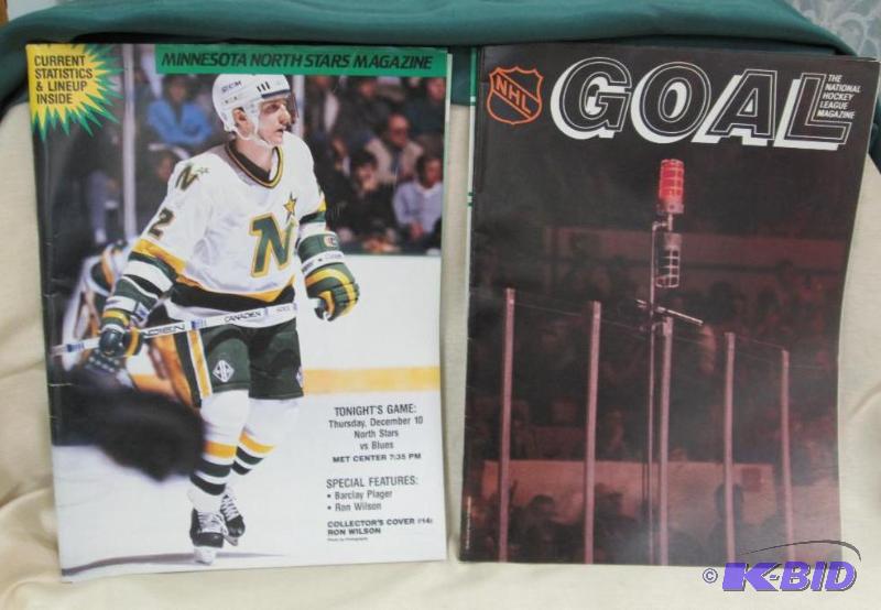 lot 113 image: Minnesota North Stars Magazine, Collectors c...