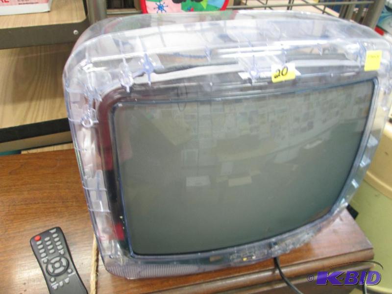 lot 125 image: KTV thinking a 13 inch TV with remote-not tes...