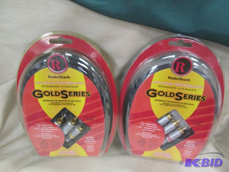 lot 132 image: Radio shack Advanced performance gold series ...