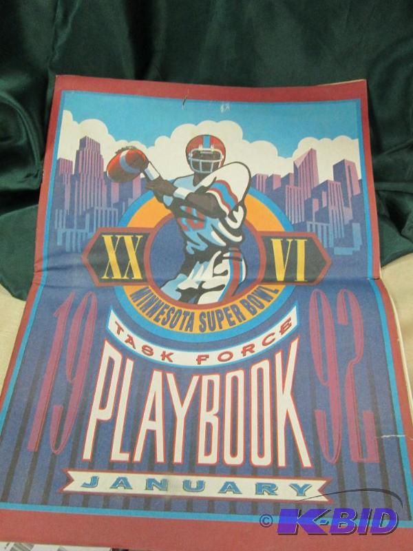 lot 15 image: Minnesota supper bowl XXVI Task force playboo...