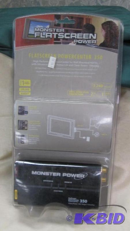lot 155 image: Monster Flatscreen power power center 350...