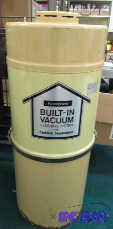 lot 177 image: Kenmore Built-in Vacuum cleaning system cyclo...