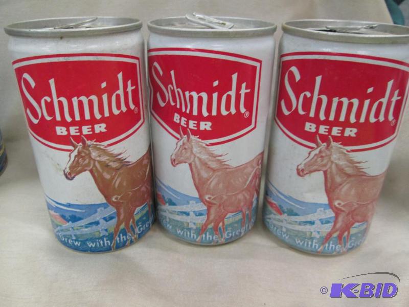 lot 182 image: Qty 3 Schmidt beer The brew that grew with gr...