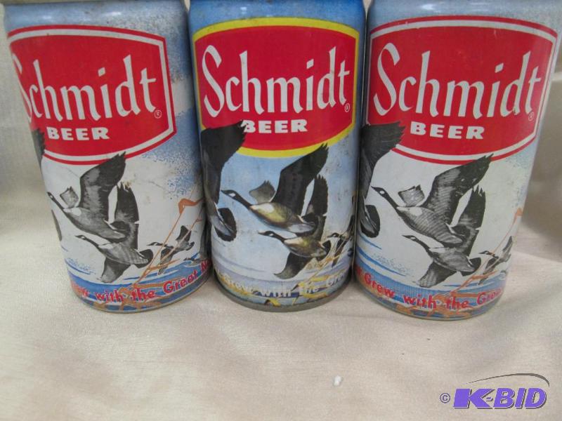 lot 183 image: Qty 4 Schmidt beer The brew that grew with gr...