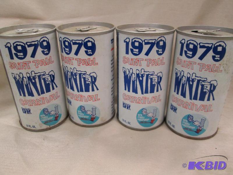 lot 187 image: Qty 4 1979 Saint Paul Winter Carnival Brewing...