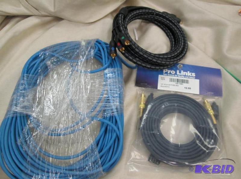 lot 209 image: Qty 3 Pro links 12RCA ws link, black cable ...