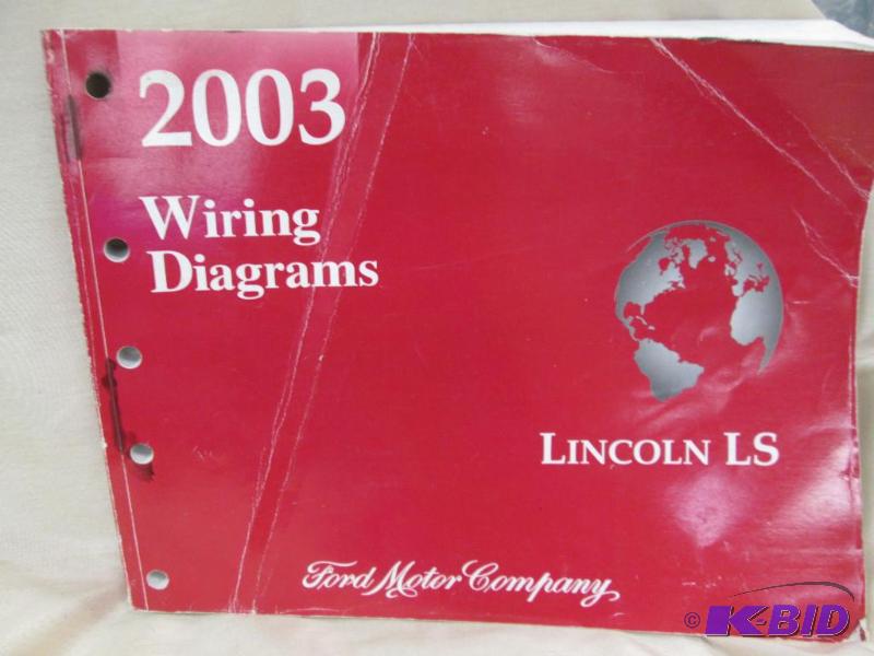 lot 216 image: 2003 Wiring diagrams Lincoln LS Ford Motor co...