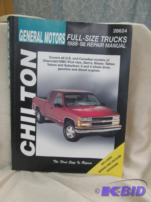 lot 219 image: General Motors Full-size trucks 1988-98 manua...