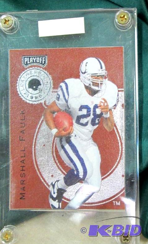 lot 22 image: Marshall Fauk Playoff- Leather bound 1996...