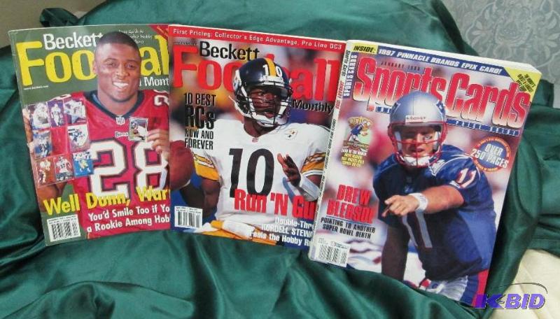 lot 23 image: January 1998 Sports cards price guide, Becket...