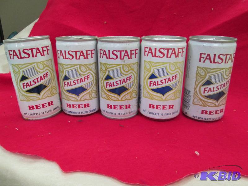 lot 237 image: Qty 5 Falstaff beer Falstaff brewing Co...