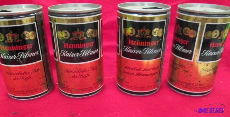 lot 246 image: Qty 4 Henninger Kaiser Pilsner Original Germa...