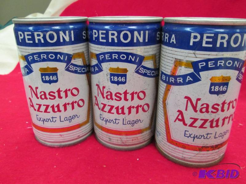 lot 271 image: Qty 3 Birra Peroni special...