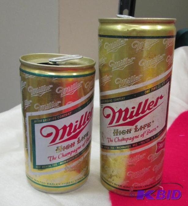 lot 279 image: Qty 2 Miller High life the champagne of mille...