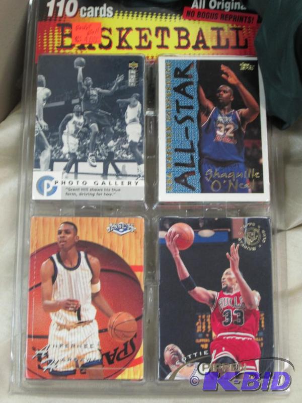 lot 75 image: Basketball 110 cards all original no bogus re...