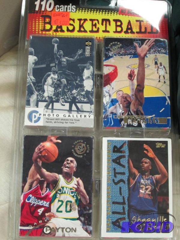 lot 76 image: Basketball 110 cards all original no bogus re...
