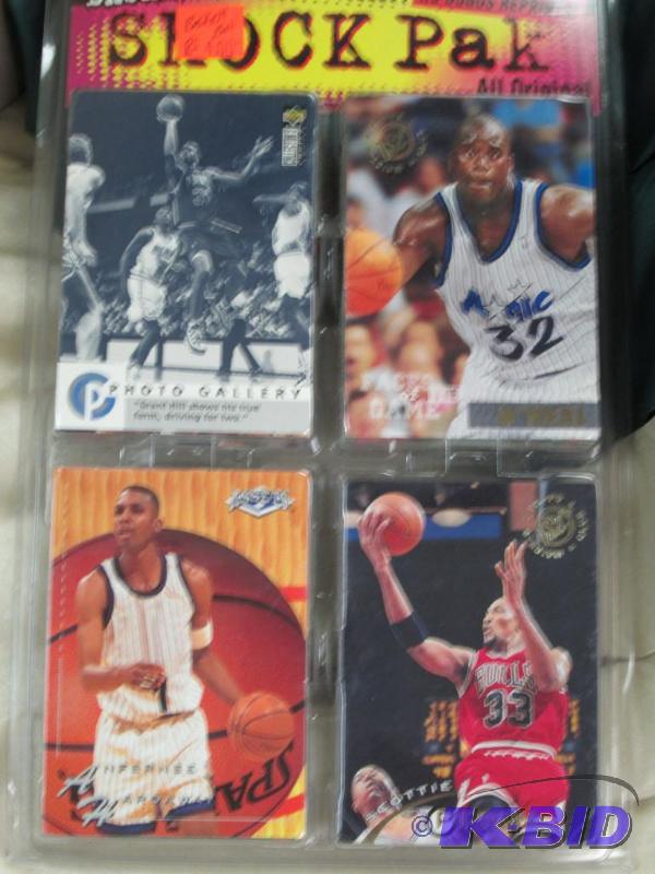 lot 77 image: Basketball Shock pk-110 cards no bogus reprin...