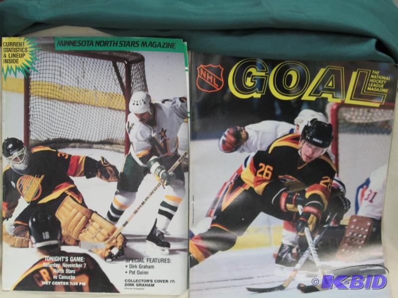 lot 85 image: Minnesota North Stars Magazine, Collectors c...
