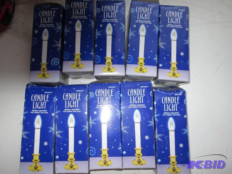 Liot of battery operated candles...