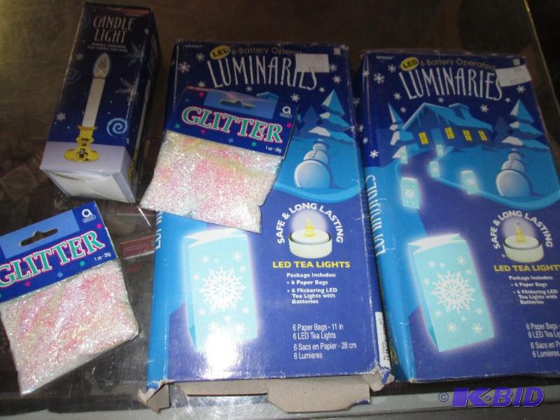 Battery candle and luminaries...