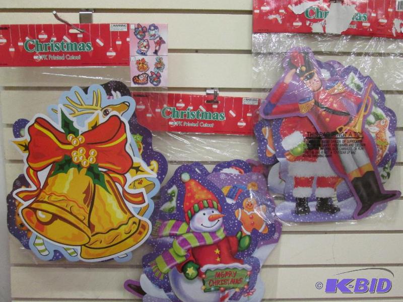 Christmas 4 pack of printed cutouts qty of 12...