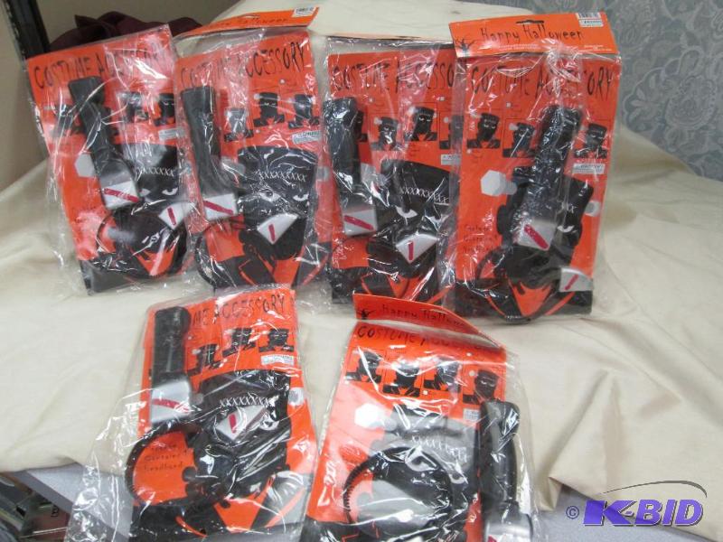 Qty 6 Happy Halloween costume with Knife thro...